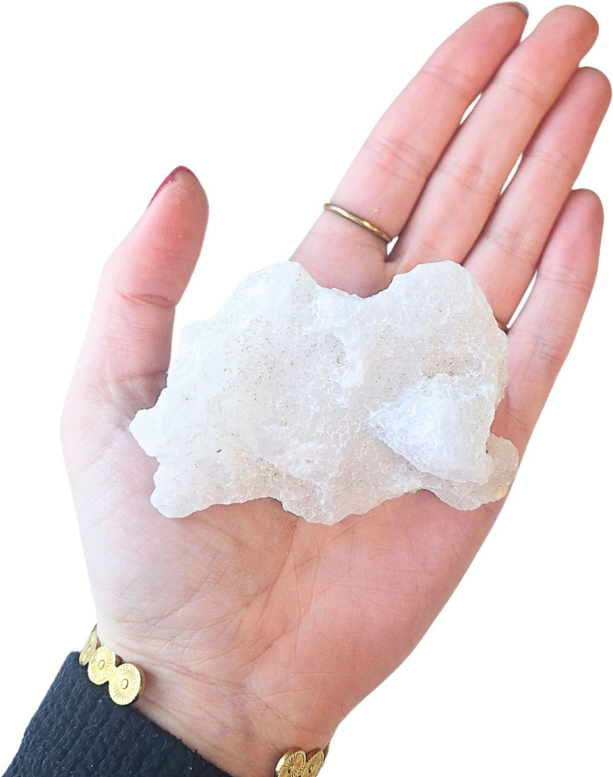 Älvkvarts rå sten, 7,8 cm, nr 17