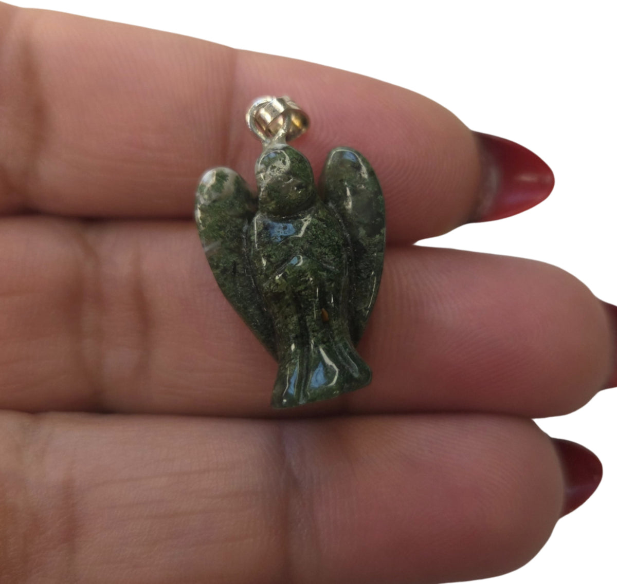 Mossagat ängel hänge, 20 mm