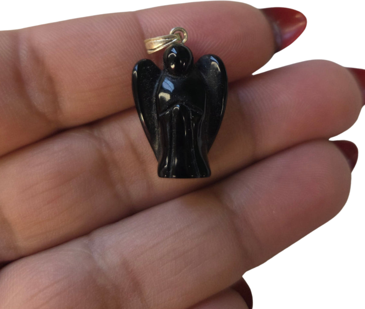 Onyx änglahänge, 20 mm