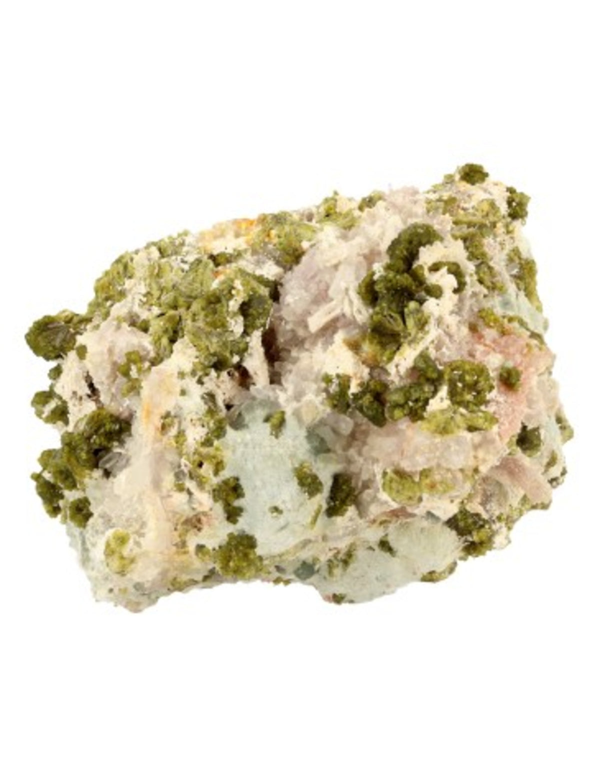 Epidot A rå, 250 g bitar, 3 till 10 cm