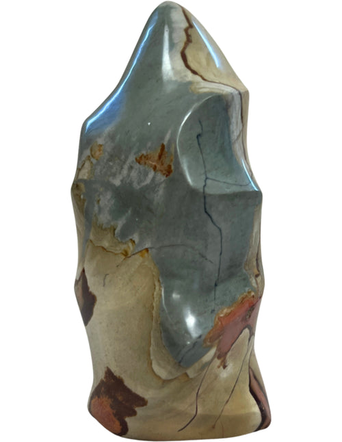 Polykrom jaspis flamma, feng shui, 12 cm, nr 23