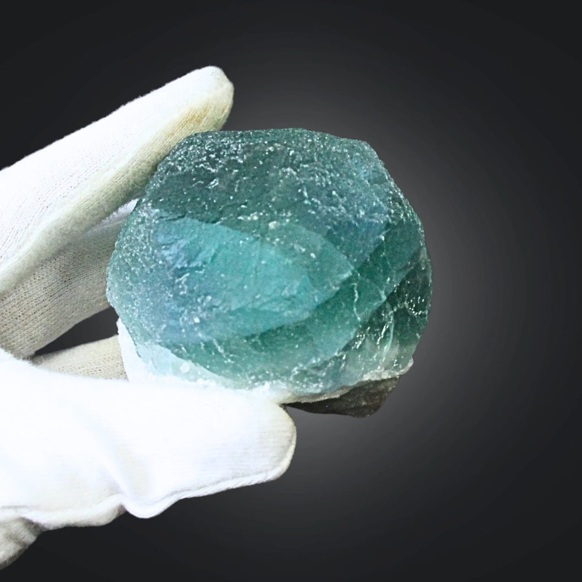 Fluorit grön kub med kvarts, 6,5 cm, nr 12 (310 g)