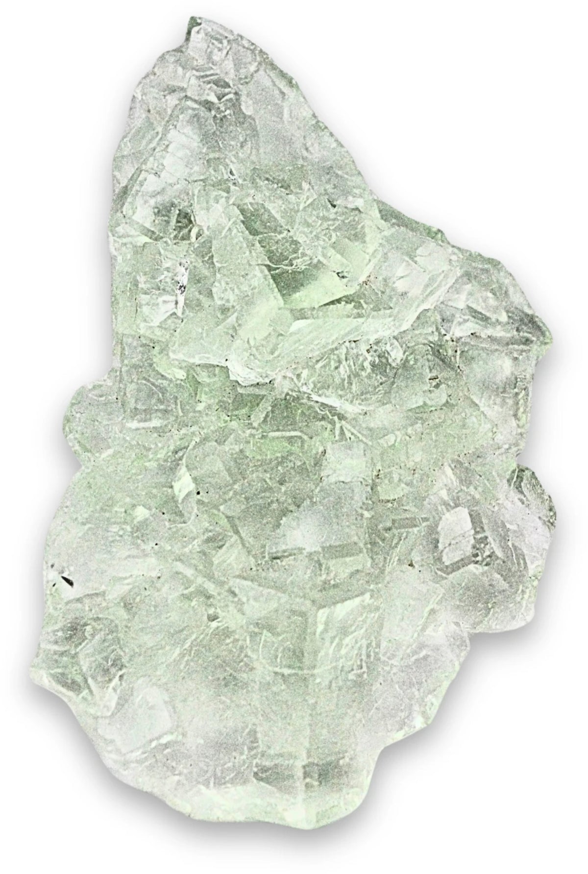 Fluorit kub, grön, rå, 11,9 cm, nr 93