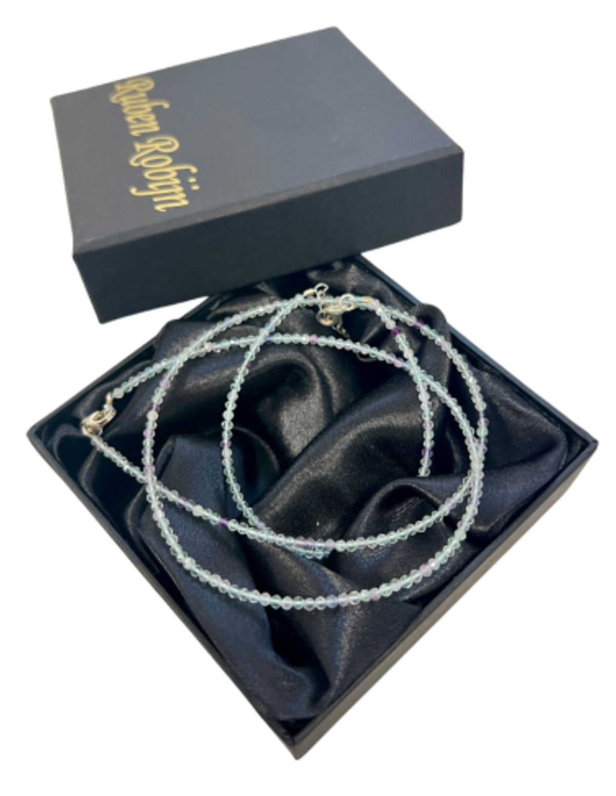 Fluorit smyckesset: halsband och armband, Summer Vibes