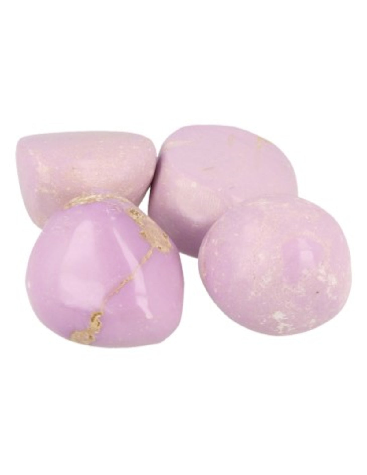 Fosfosiderit trumlad sten, rosa, 20 till 30 mm