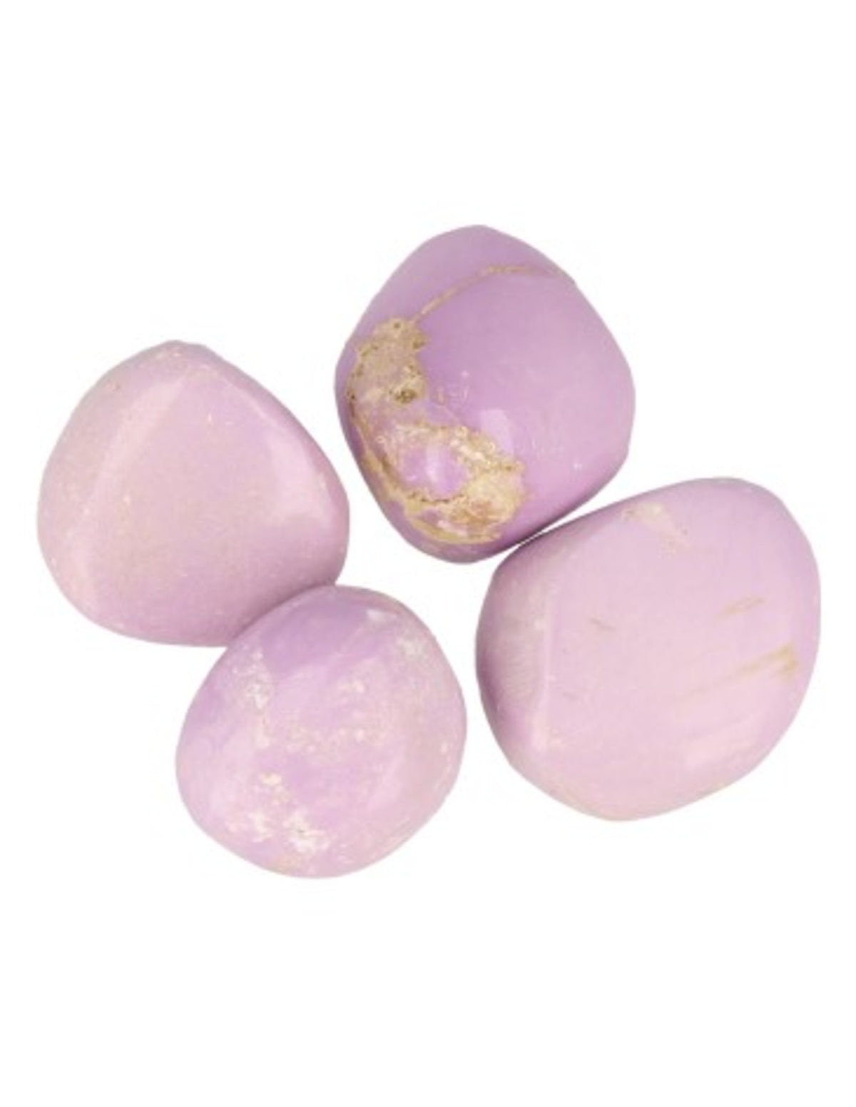 Fosfosiderit trumlad sten, rosa, 20 till 30 mm
