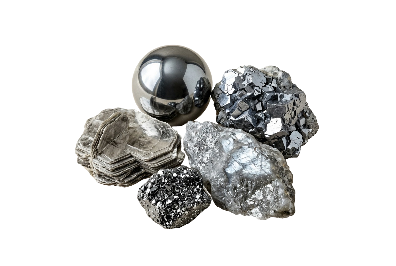 
Silver kristaller