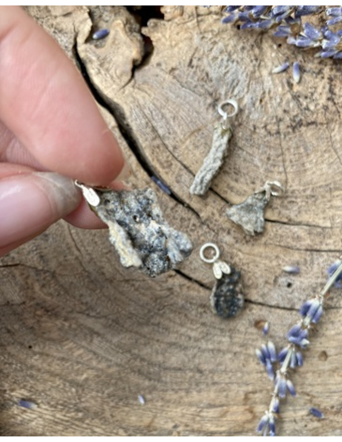 Fulgurit hänge, naturlig blixtsten