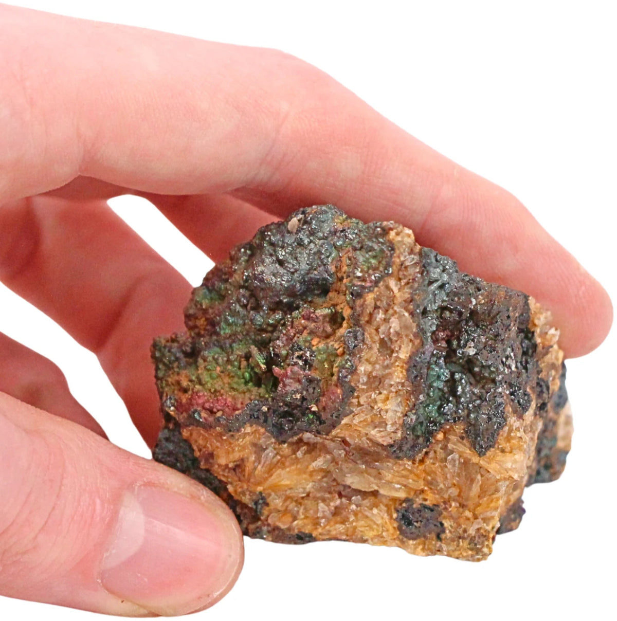 Goethit mineral, rå, från Spanien, nr 03 (90 g)