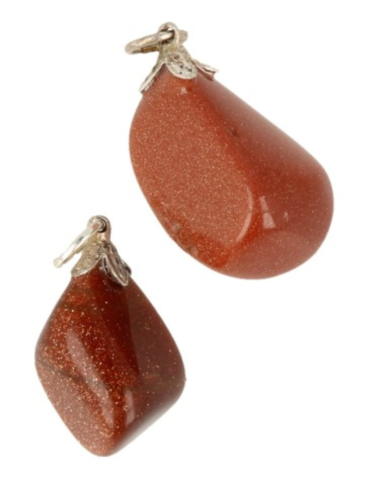 Guldsten hänge (glas), guldfärgad glittersten