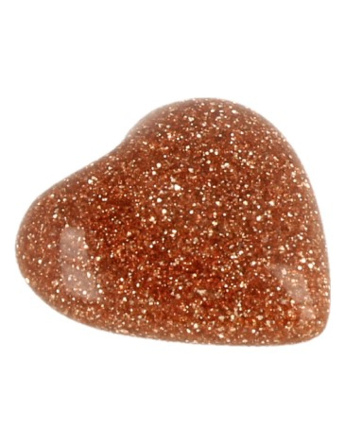 Guldsten hjärta (glas), 12 mm