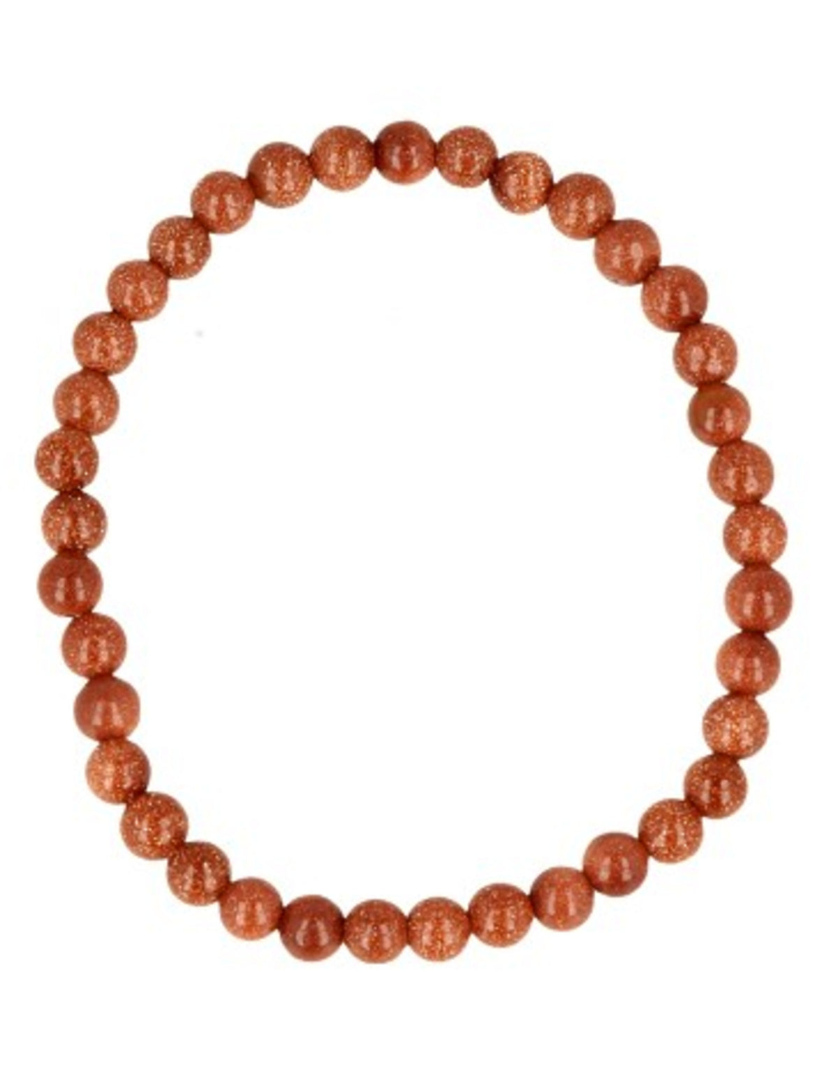 Guldsten barnarmband med kulor, 4 mm, 15 cm (glas)