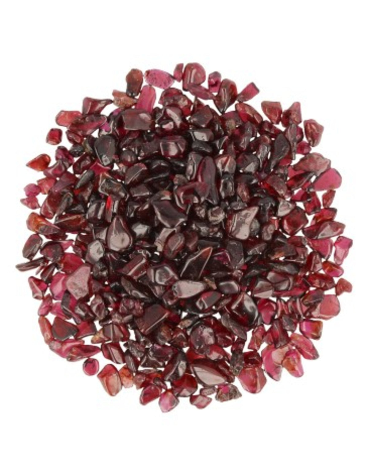 Granat trumlade stenar, små, 5 till 10 mm, 250 g