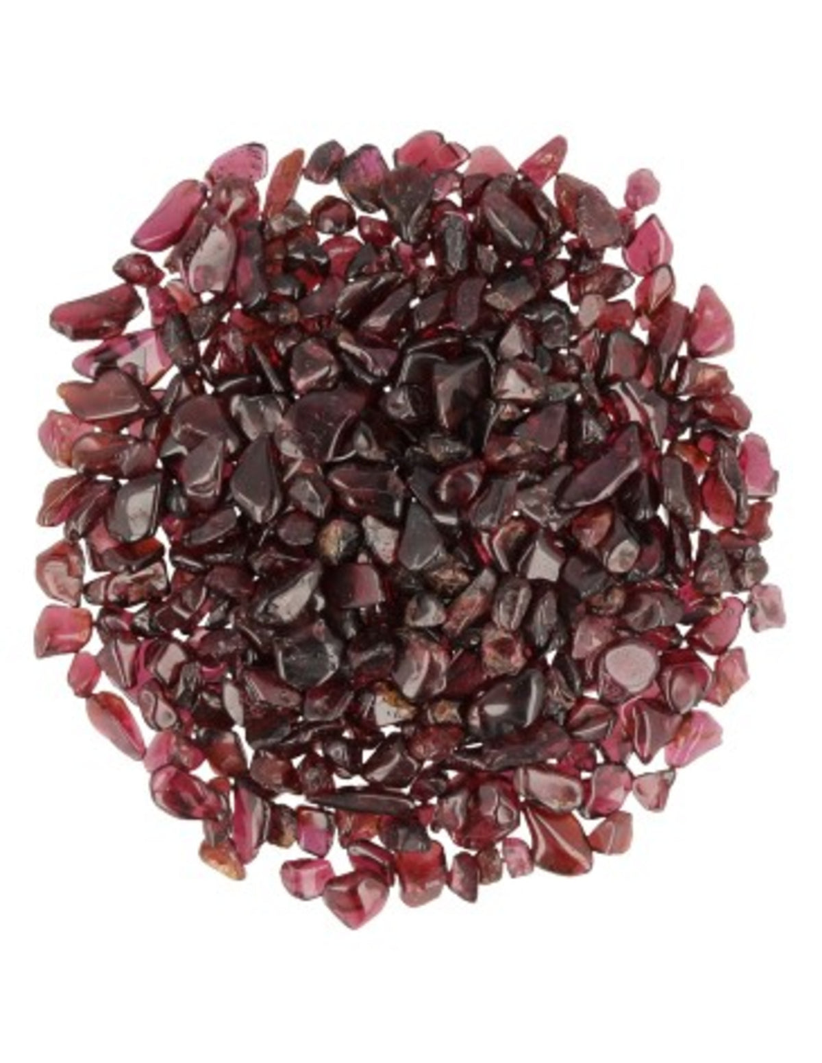 Granat trumlade stenar, små, 5 till 10 mm, 500 g