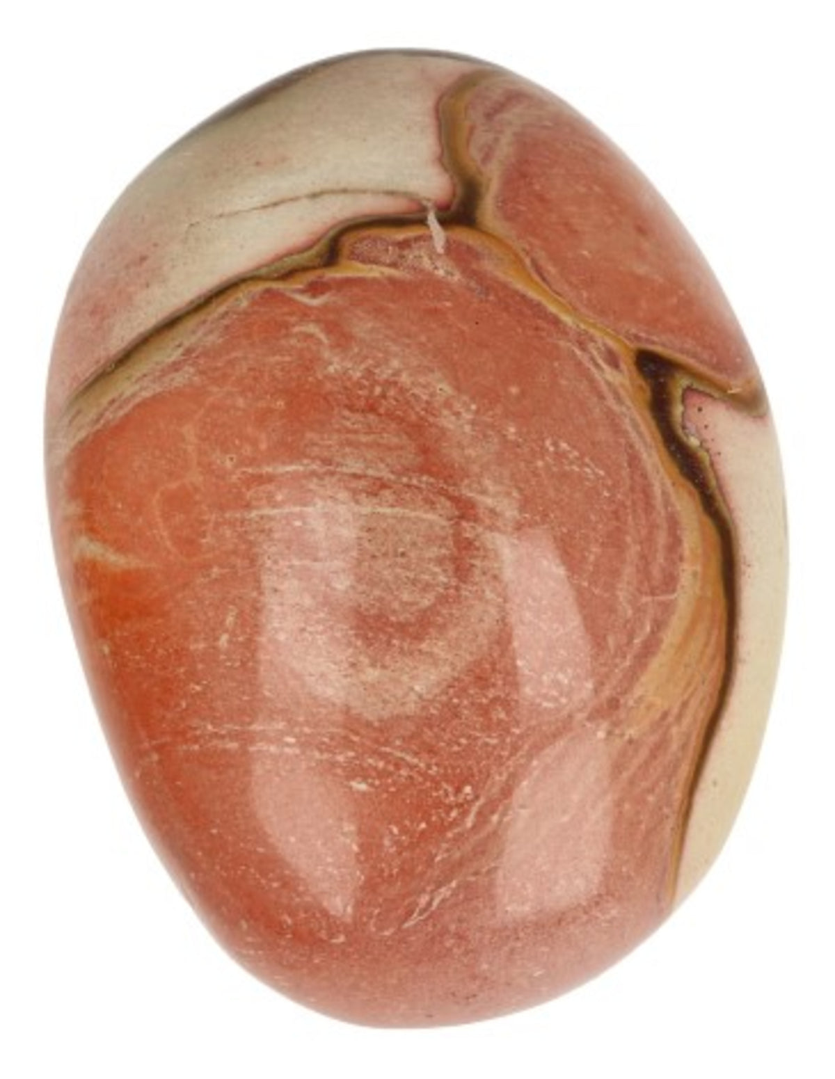 Polykrom jaspis handsten, 4 till 7 cm