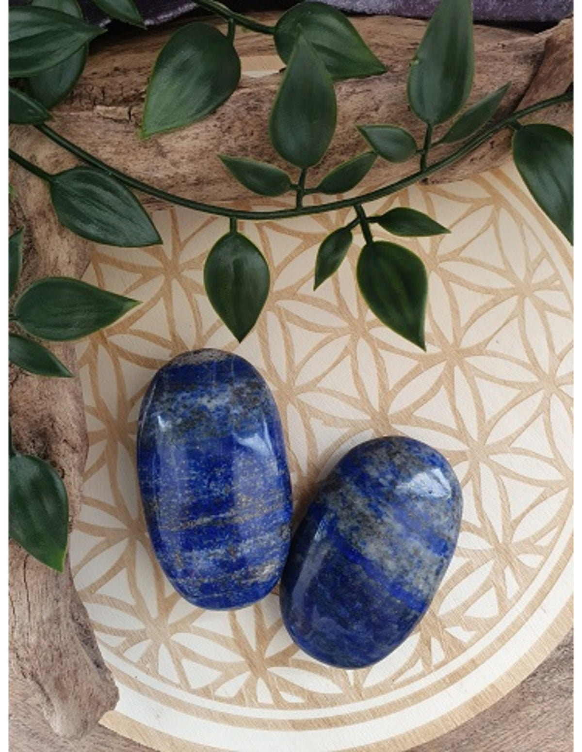 Lapis lazuli handsten, 6,5 cm, ca 80 g