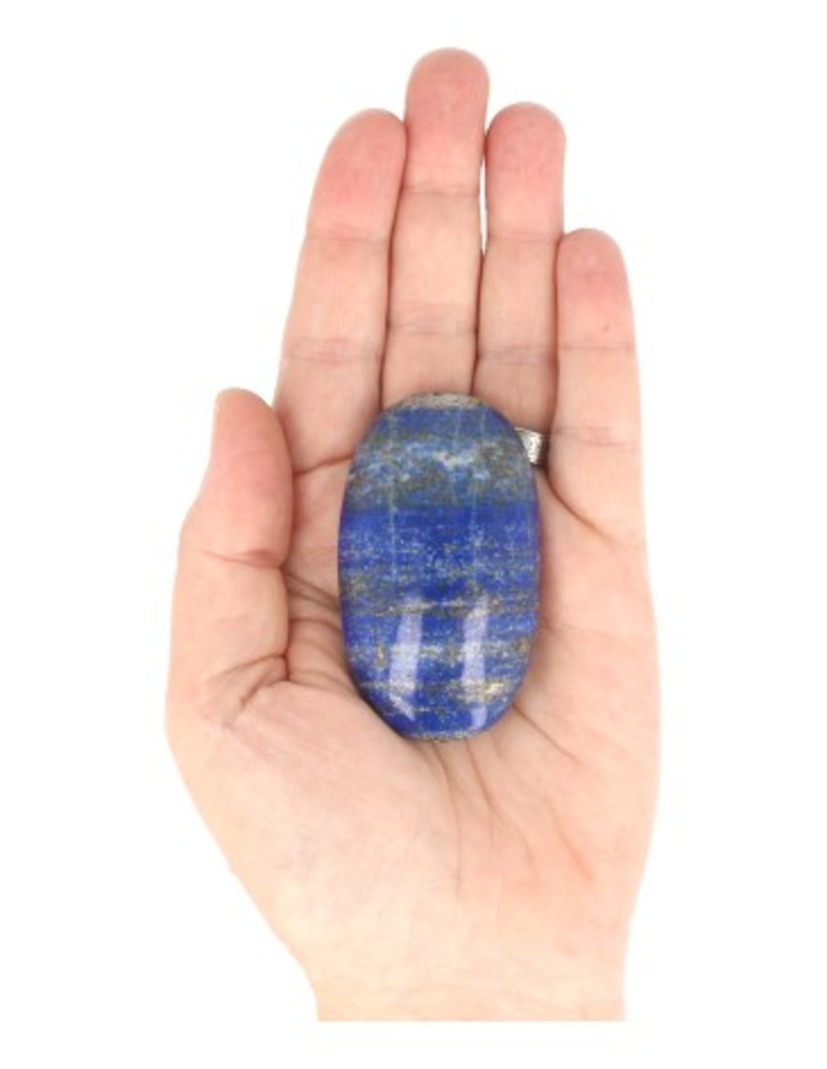 Lapis lazuli handsten, 6,5 cm, ca 80 g