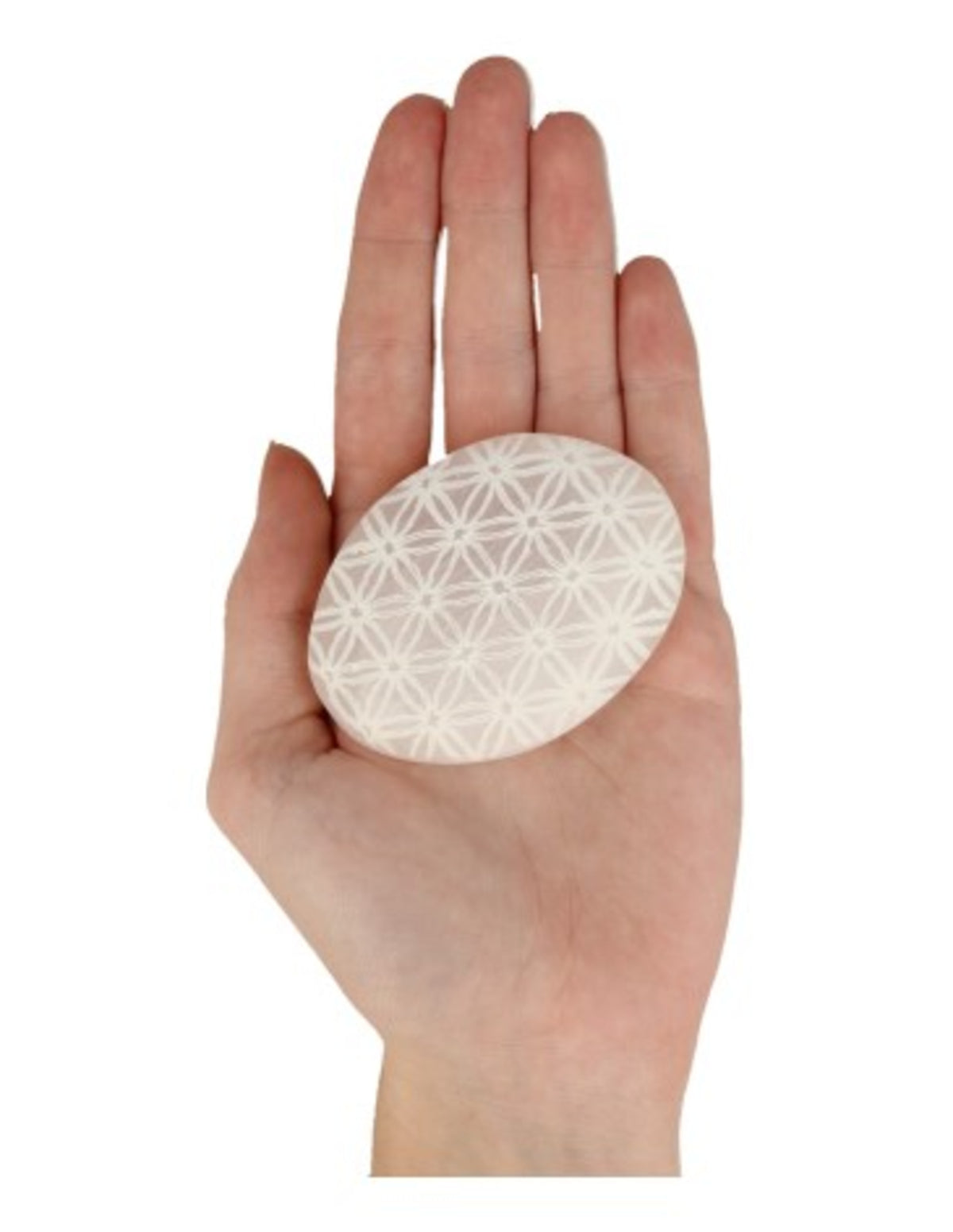 Selenit palmsten, livets blomma, 6 till 7 cm