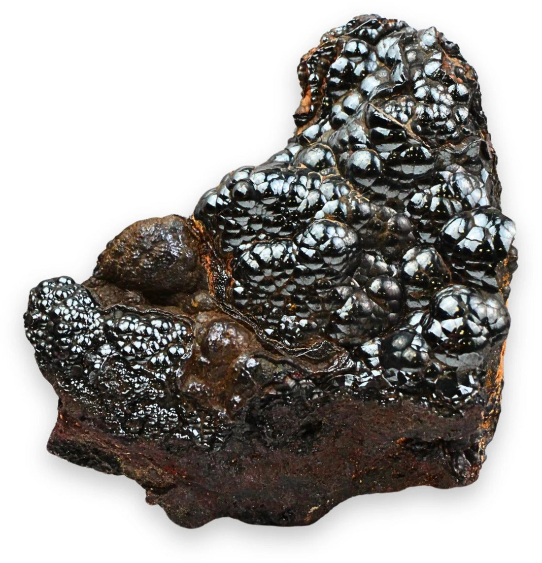 Hematit rå bit, 3 x 8,5 x 11 cm, nr 09 (484 g)