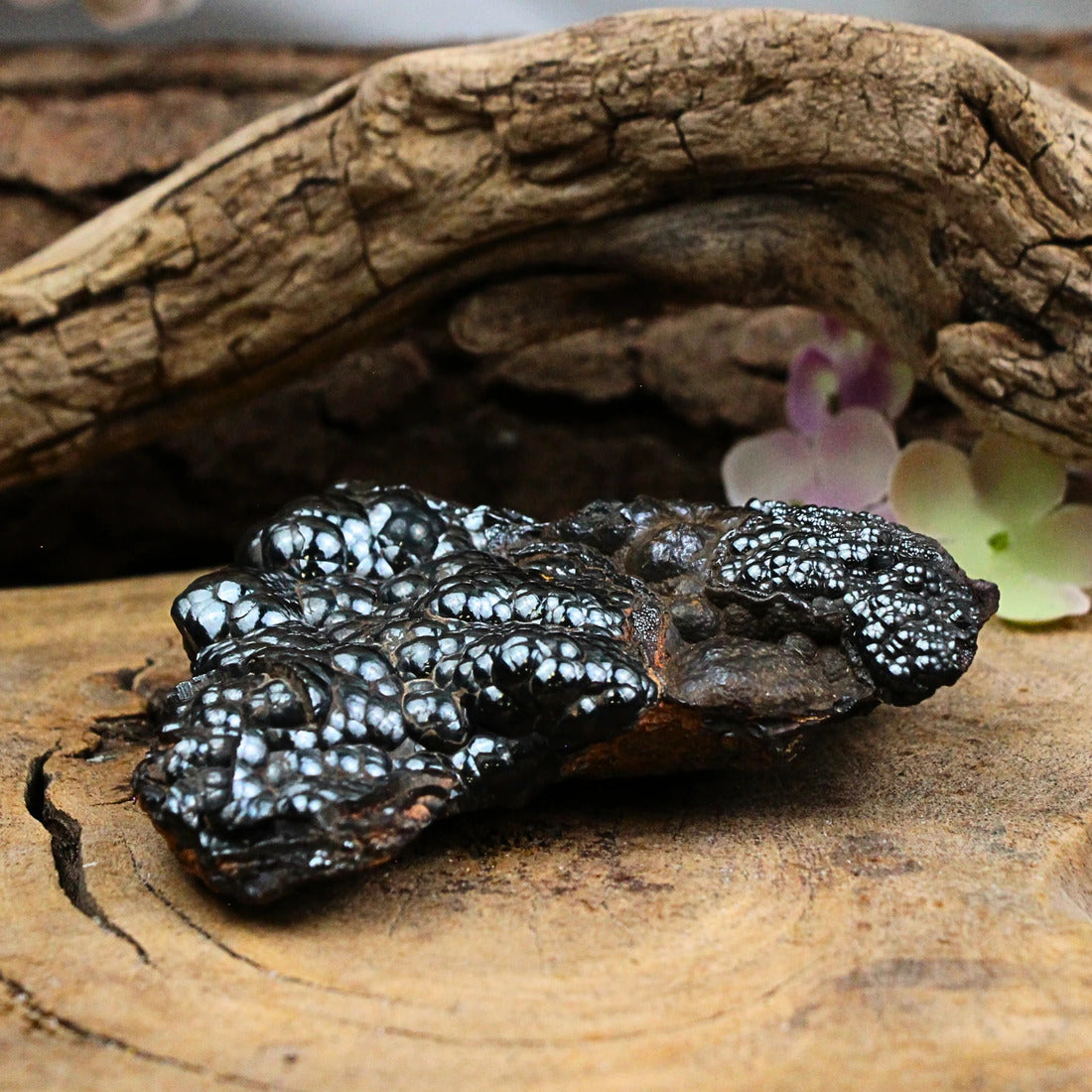 Hematit rå bit, 3 x 8,5 x 11 cm, nr 09 (484 g)