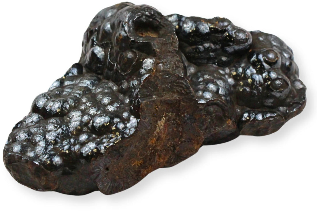 Hematit rå bit, 6 x 4 x 11 cm, nr 11 (457 g)