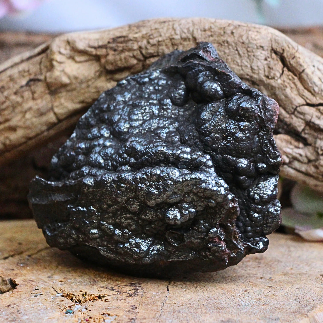 Hematit rå bit, 4,5 x 7,5 x 10 cm, nr 13 (454 g)