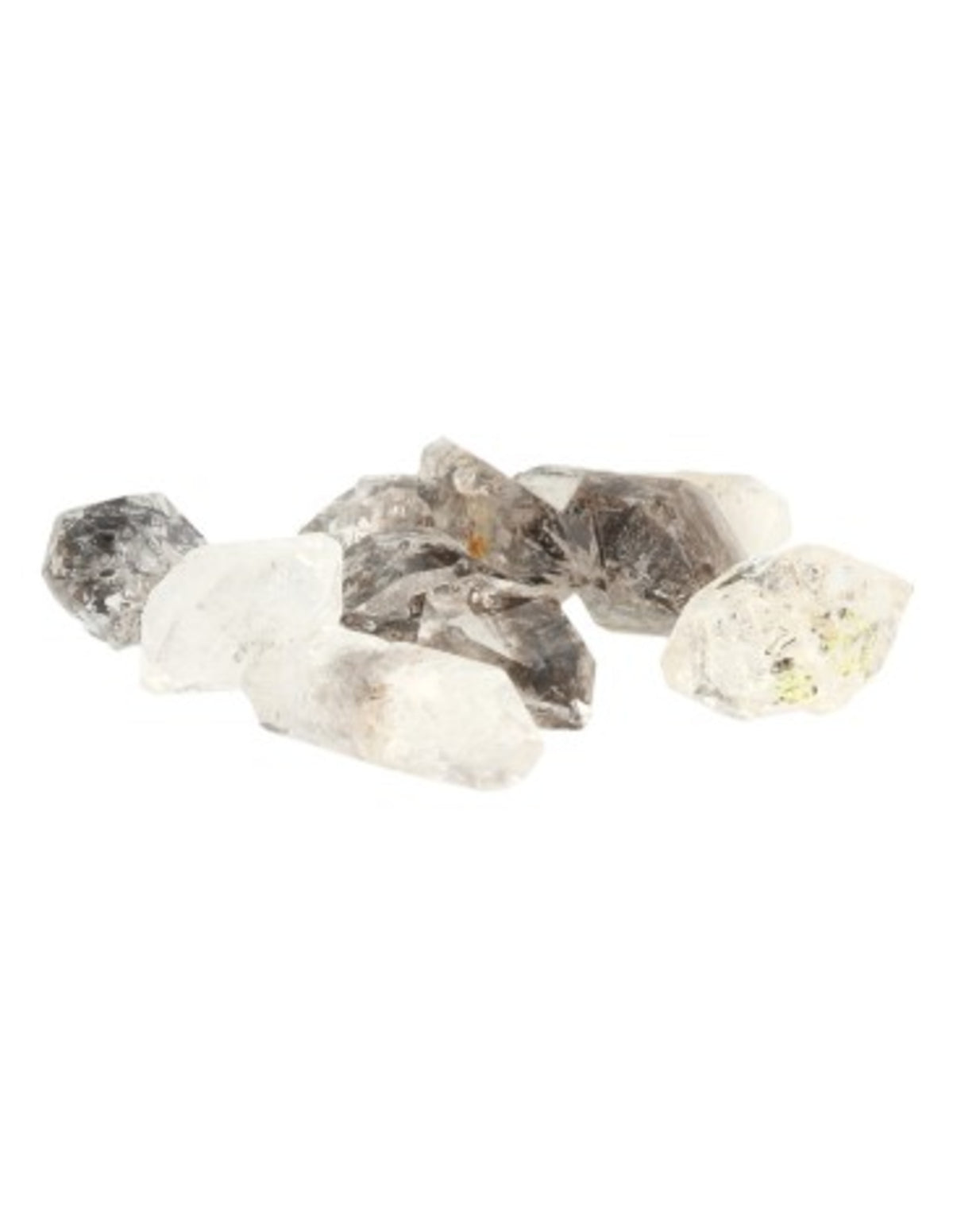 Herkimer diamant, rå kristall, 0,5 till 1 g, 10 till 18 mm