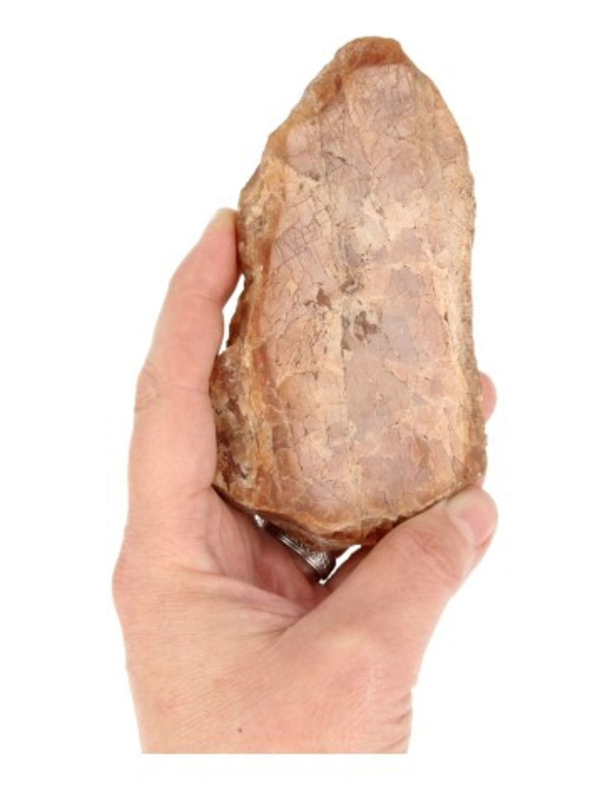 Hessonit polerad skiva, 12,5 x 7 x 1 cm, 247 g, nr 1