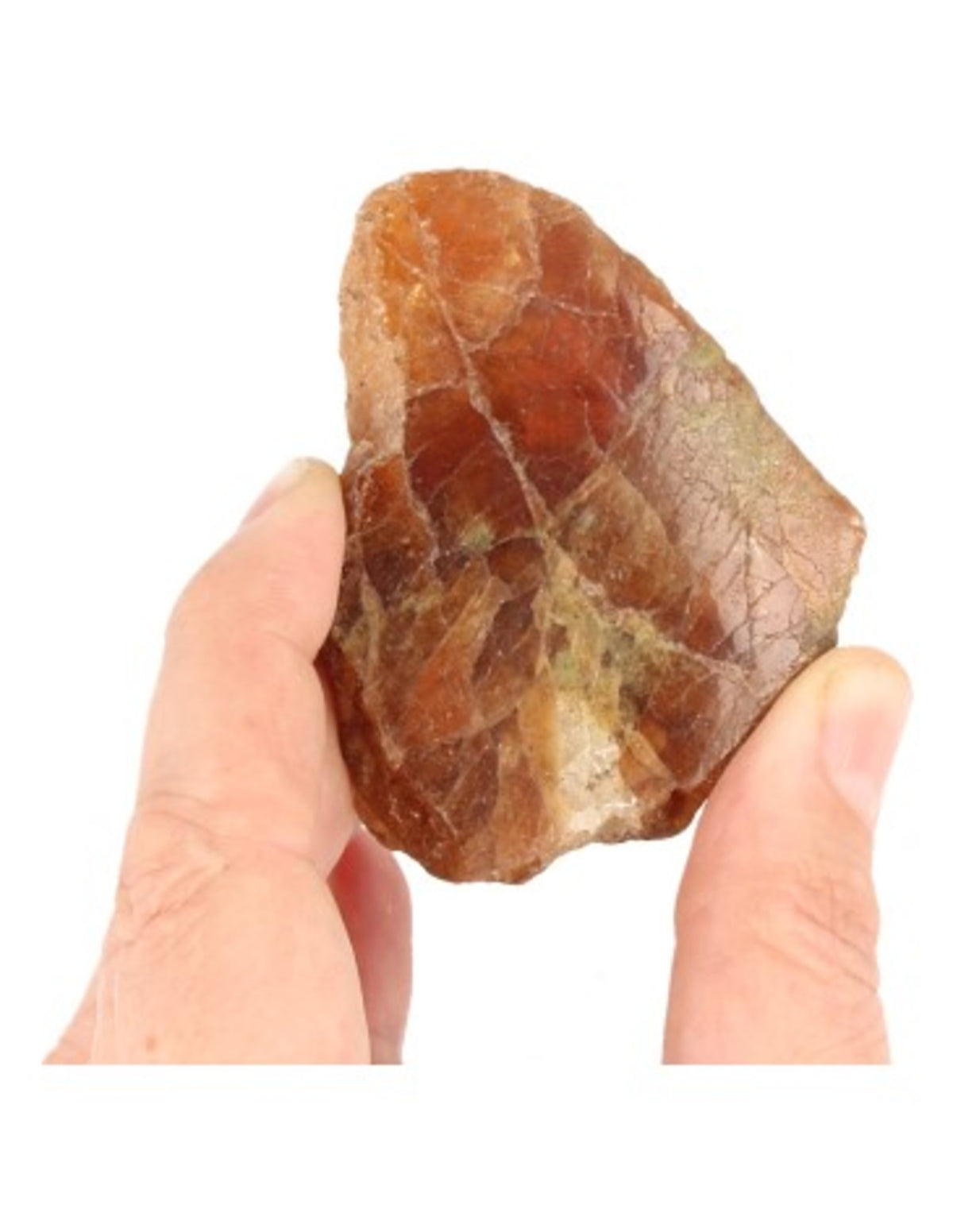 Hessonit polerad skiva, 6,7 x 5,6 x 1,1 cm, 87 g, nr 2