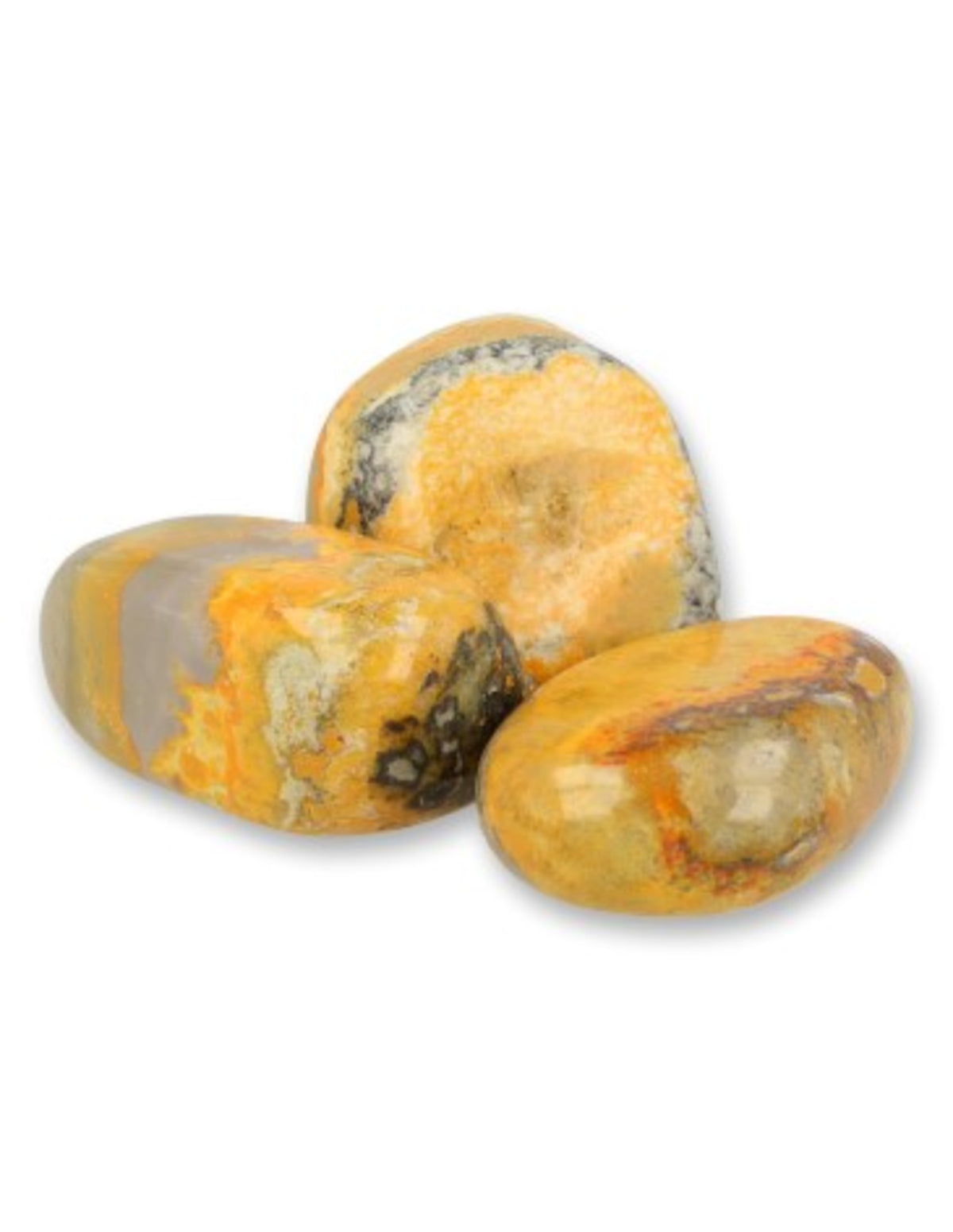 Bumblebee jaspis trumlade stenar, 50 g