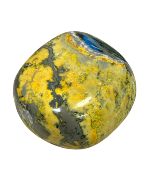 Bumblebee jaspis skulptur, 6 till 8 cm, 200 till 250 g