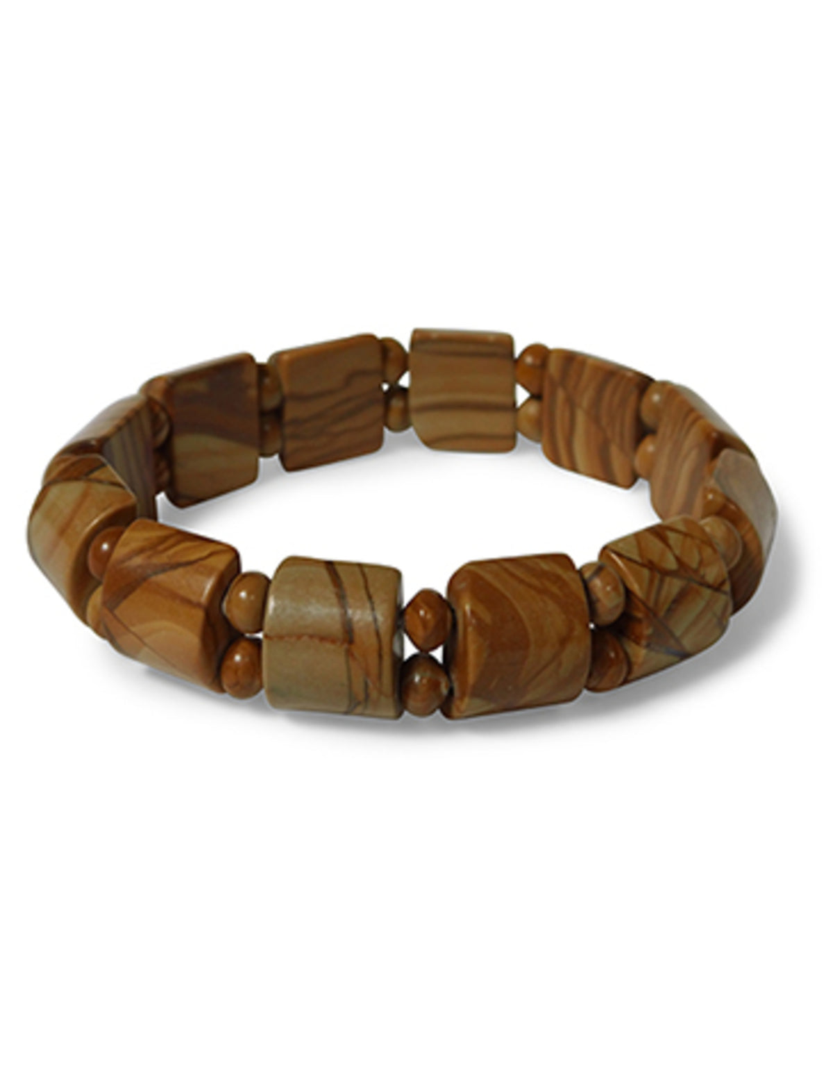 Gul jaspis armband, fantasystil
