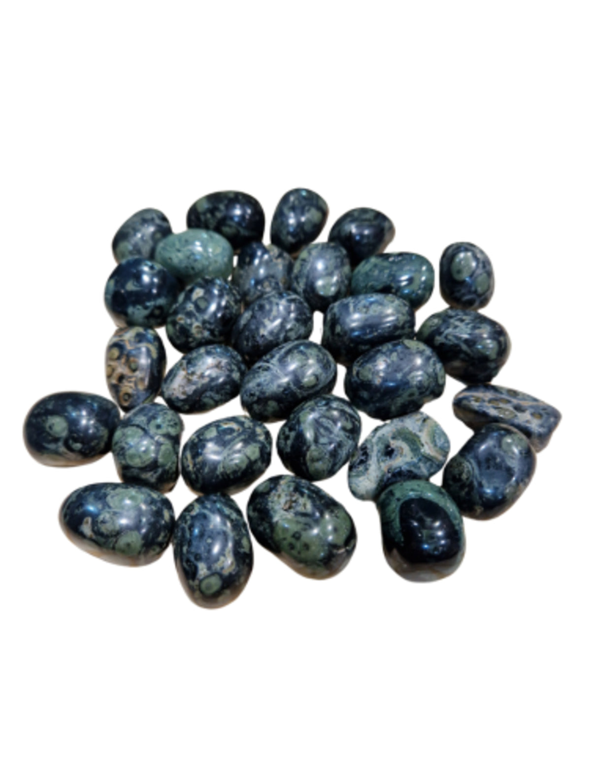 Kambaba jaspis trumlade stenar, 500 g
