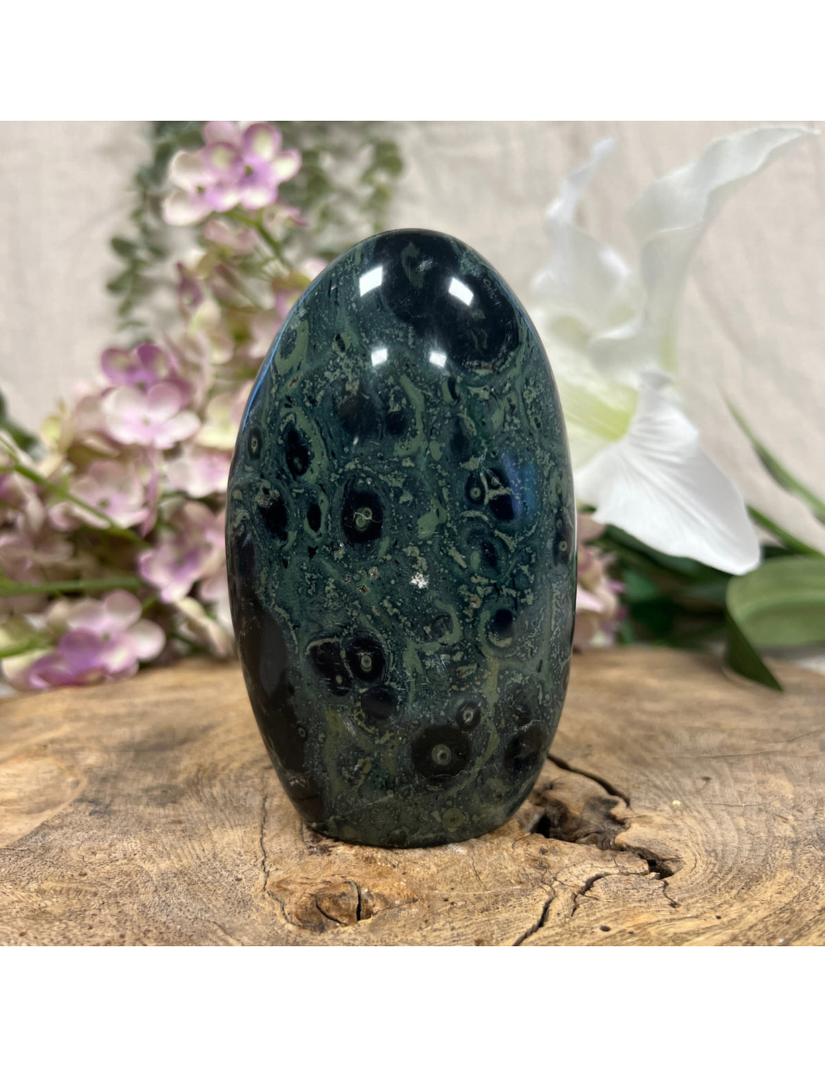 Kambaba jaspis skulptur, 12,5 cm, nr 03