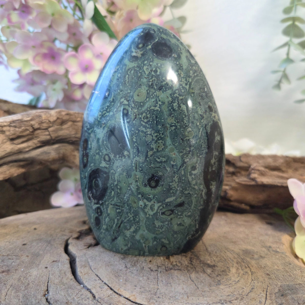 Kambaba jaspis skulptur, 12,5 cm, nr 12