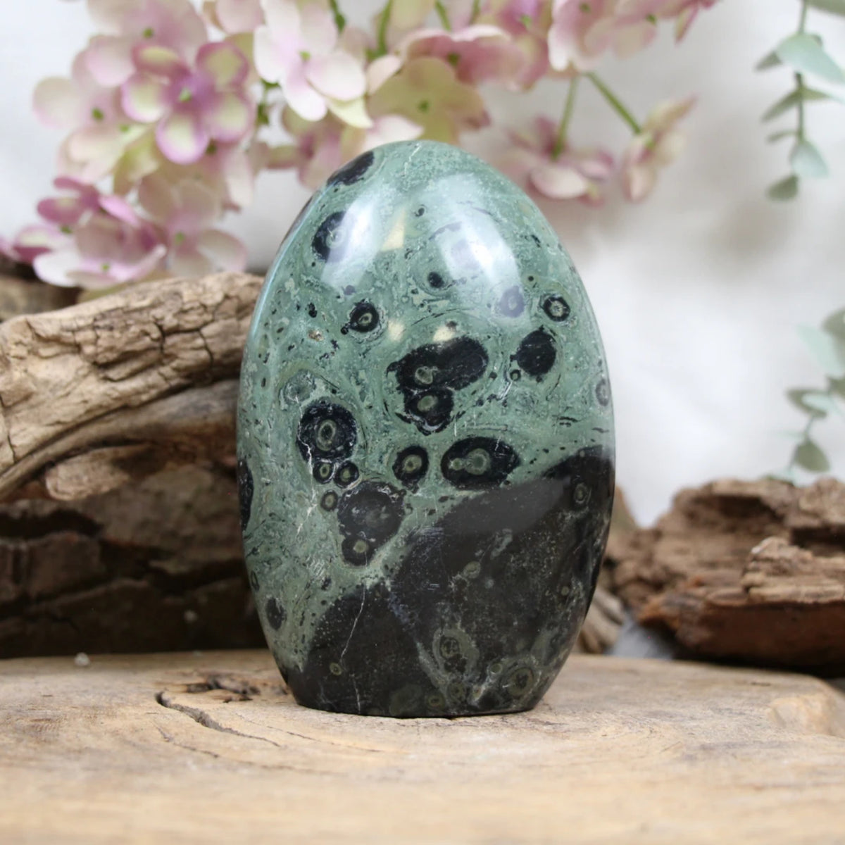 Kambaba jaspis skulptur, 11,8 cm, nr 14