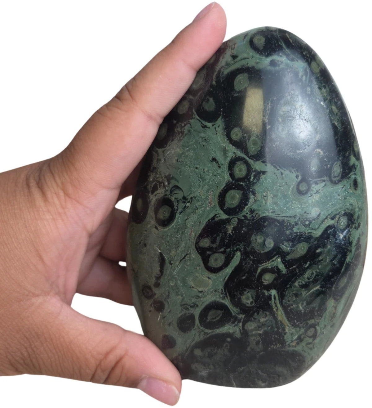 Kambaba jaspis skulptur, 13,5 cm, nr 16