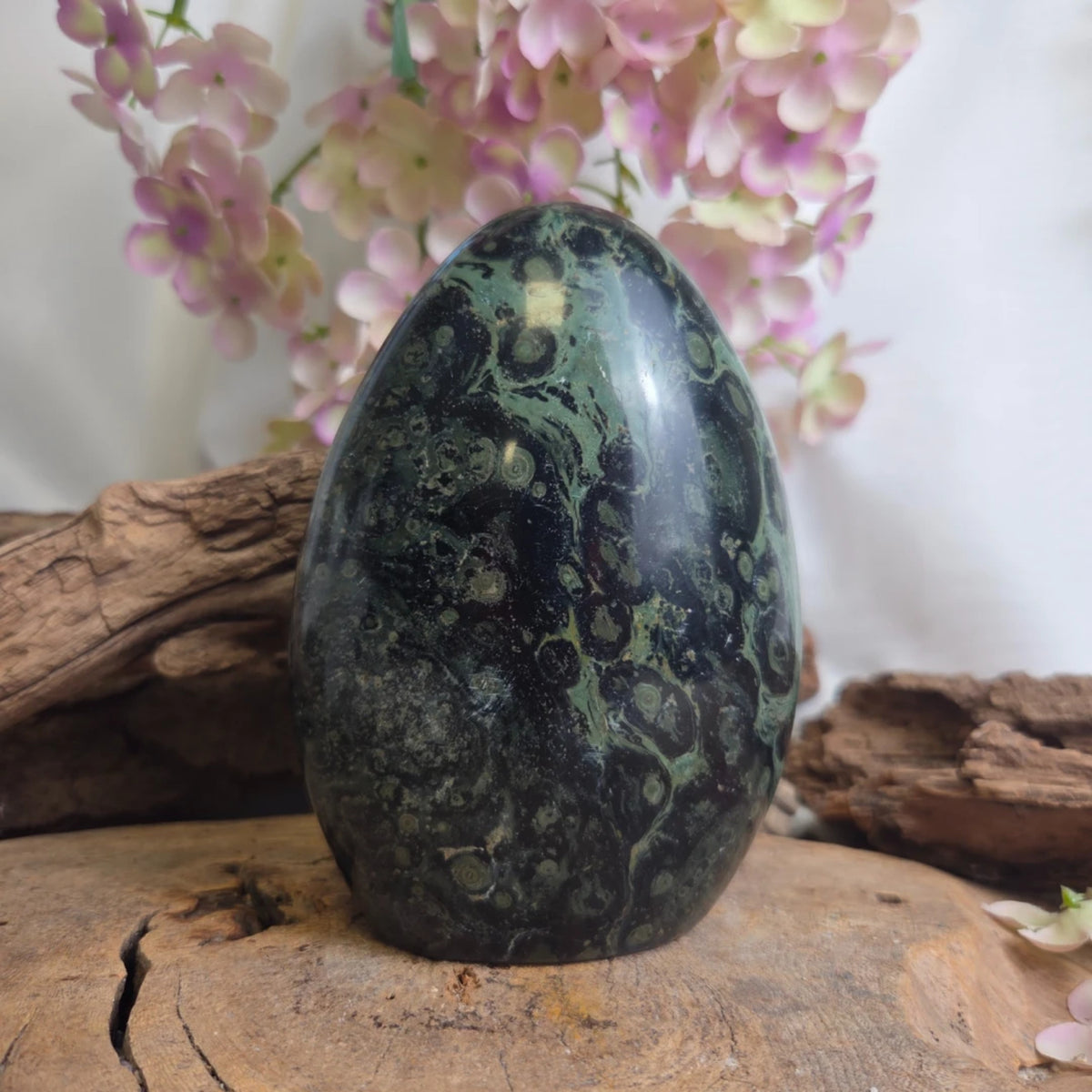 Kambaba jaspis skulptur, 13,5 cm, nr 16