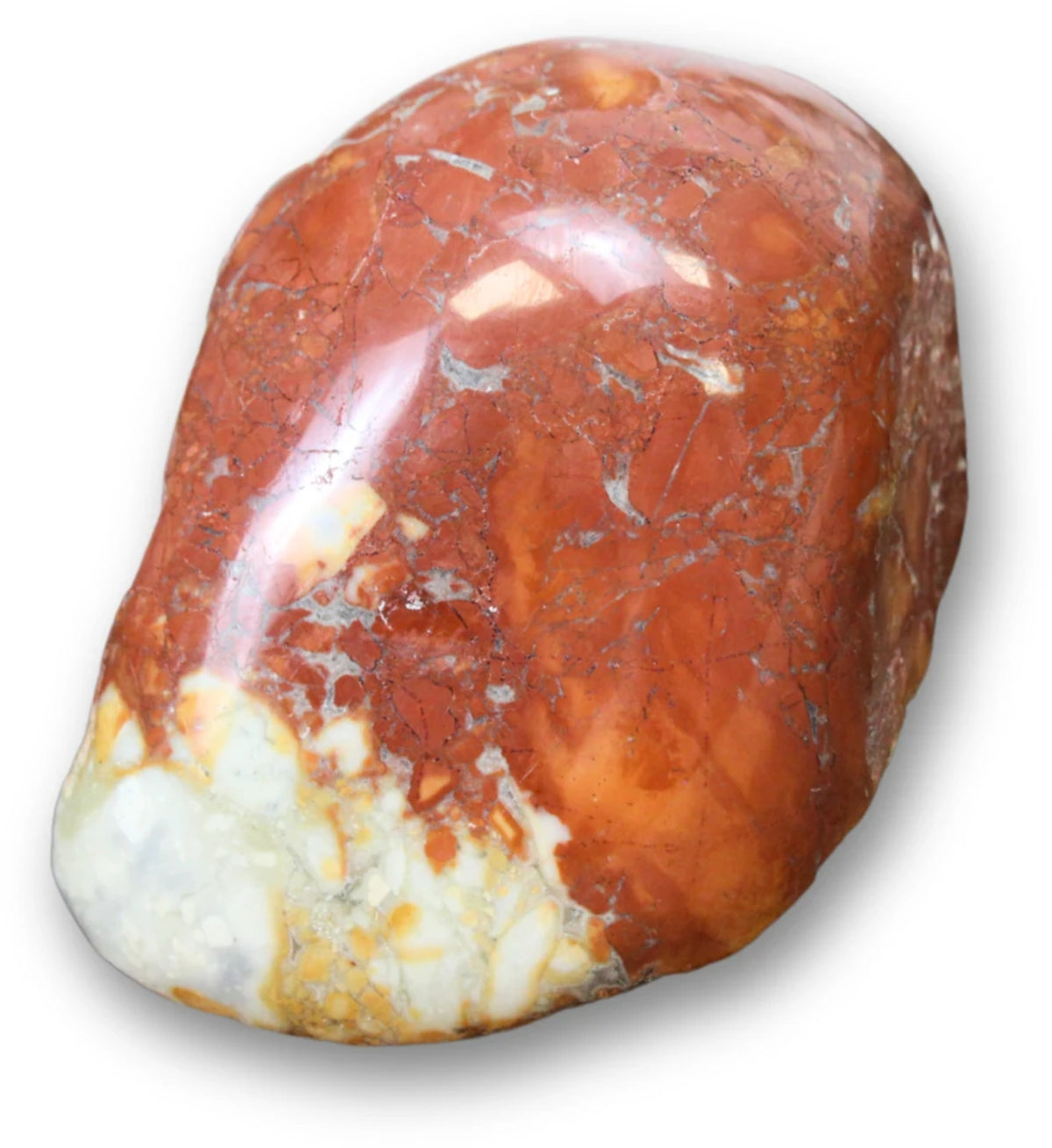 Maligano jaspis halvpolerad, 7 x 6 x 3,8 cm, nr 14 (220 g)