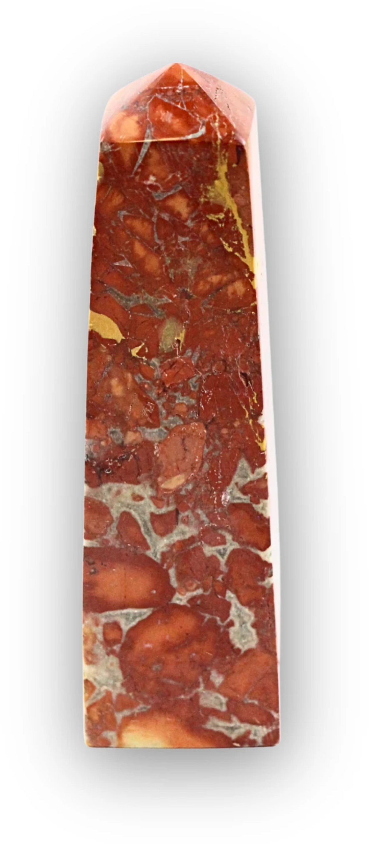 Maligano jaspis obelisk, 8,9 cm, nr 13
