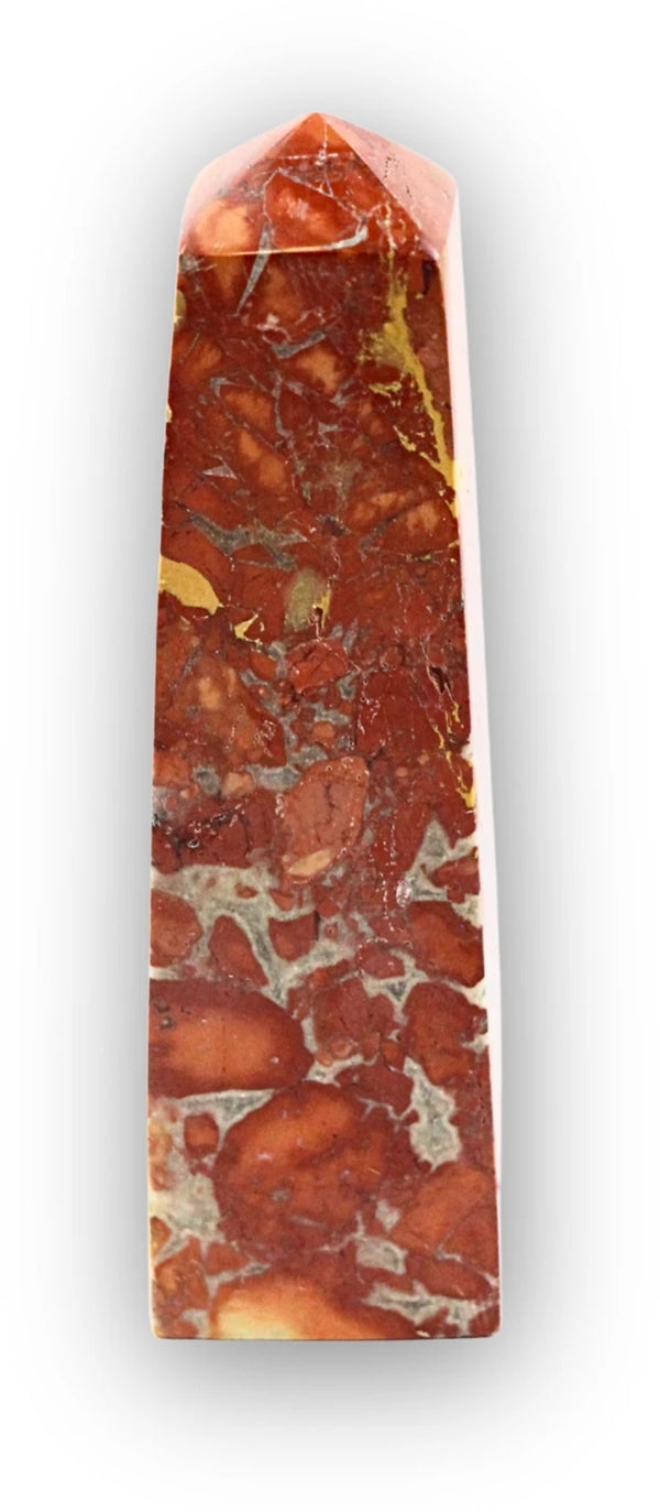Maligano jaspis obelisk, 8,9 cm, nr 13