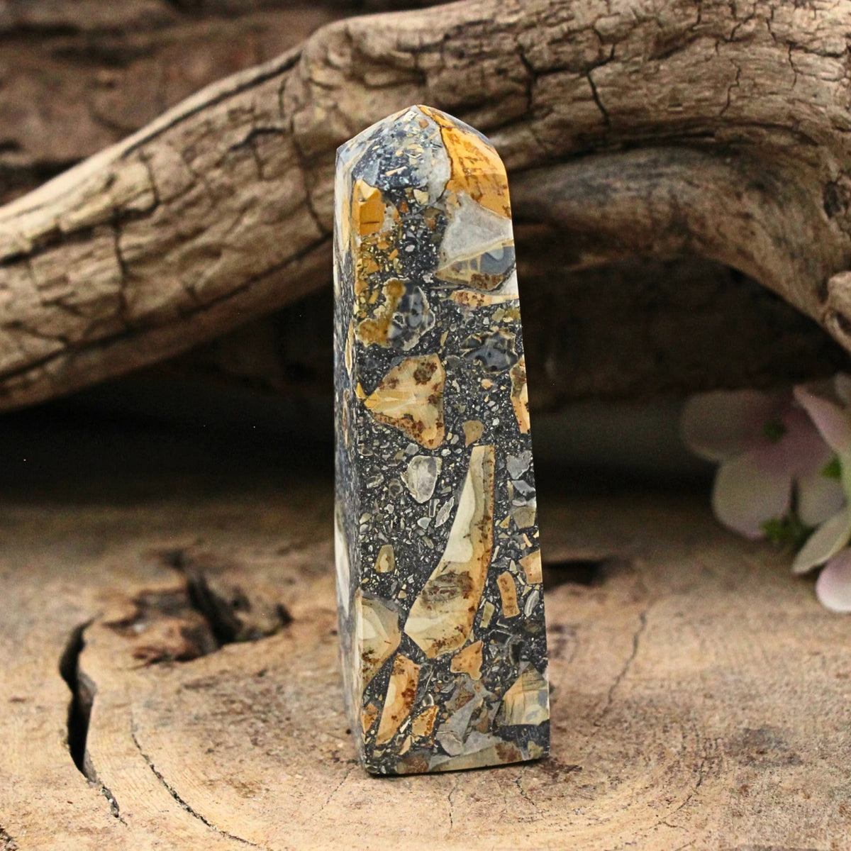 Maligano jaspis obelisk, 9 cm, nr 14