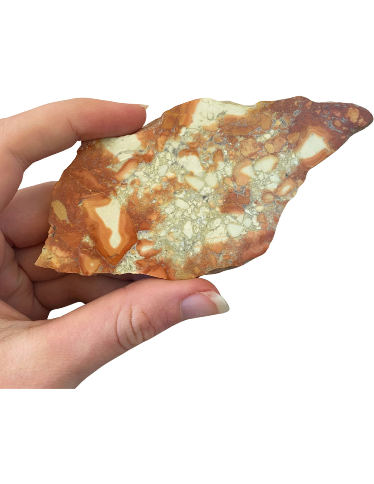Maligano jaspis skiva, 12,2 cm, 134 g, nr 08