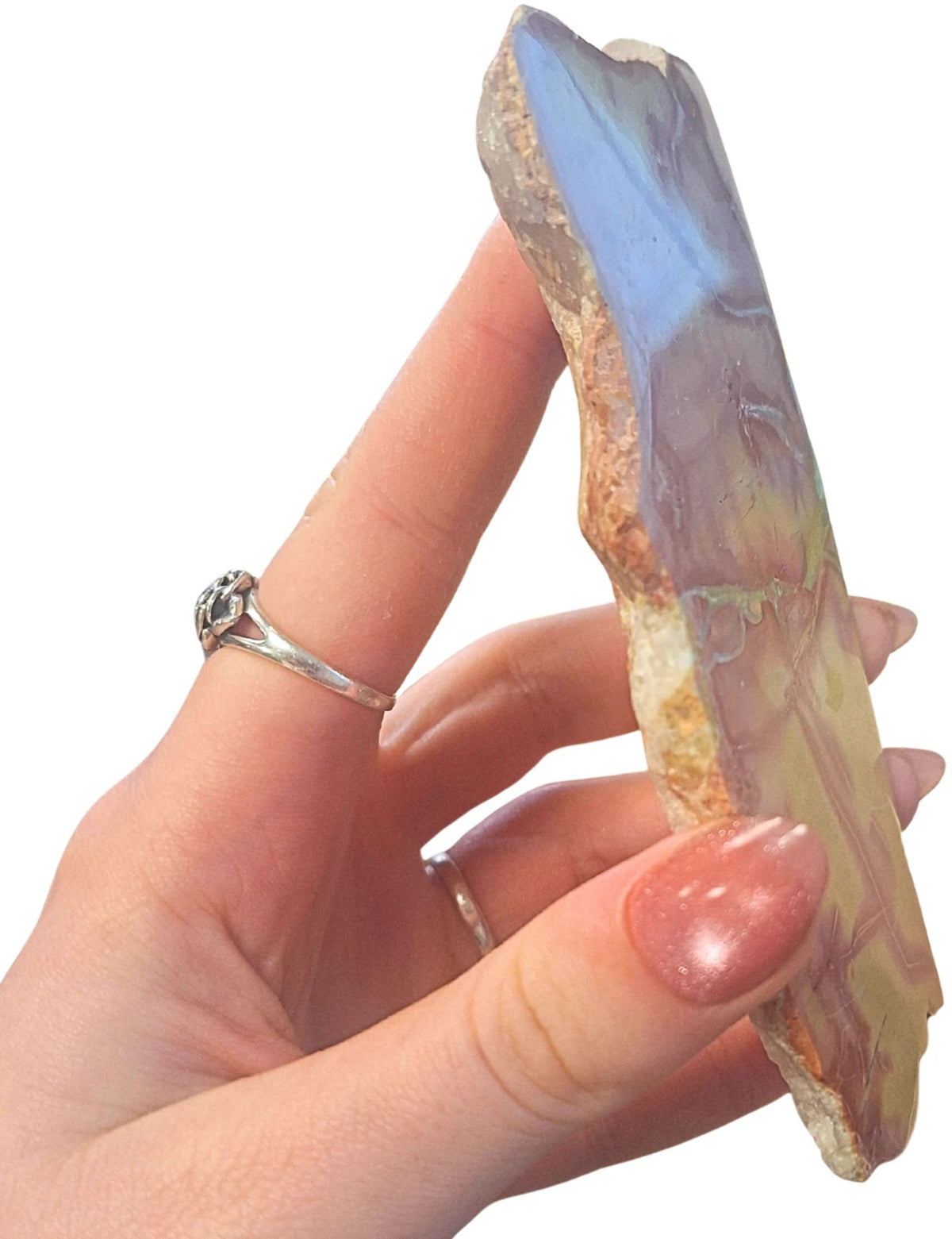 Maligano jaspis skiva, 11,7 cm, nr 21