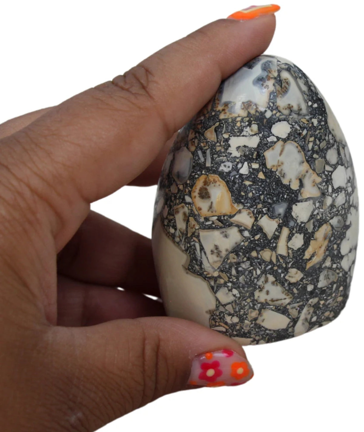 Maligano jaspis skulptur, 7 cm, 268 g, nr 31