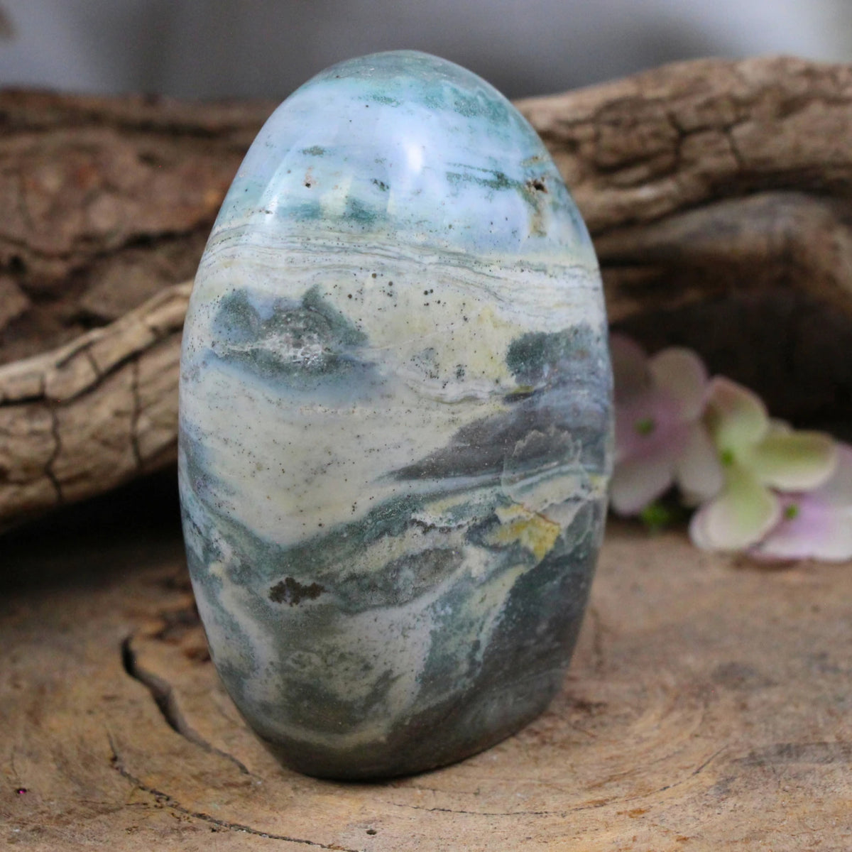 Oceanjaspis skulptur, 11,1 cm, nr 04