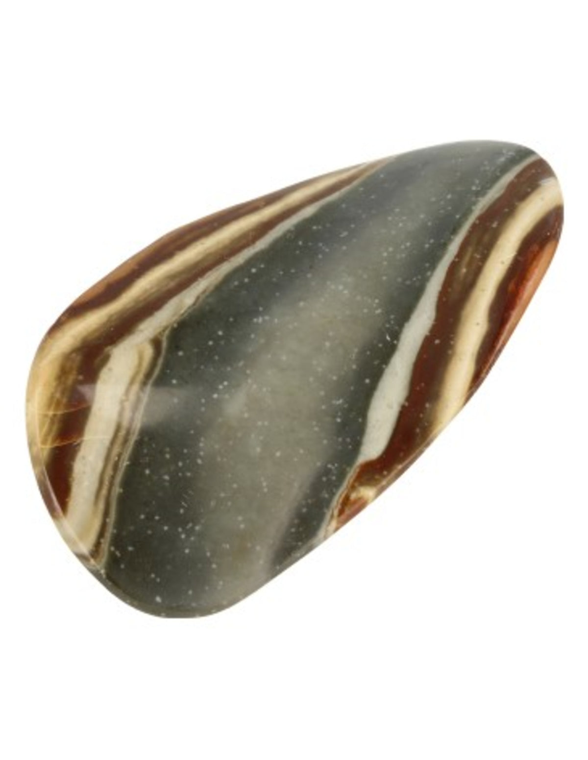 Polykrom jaspis pringle, skiva, ca 7 cm