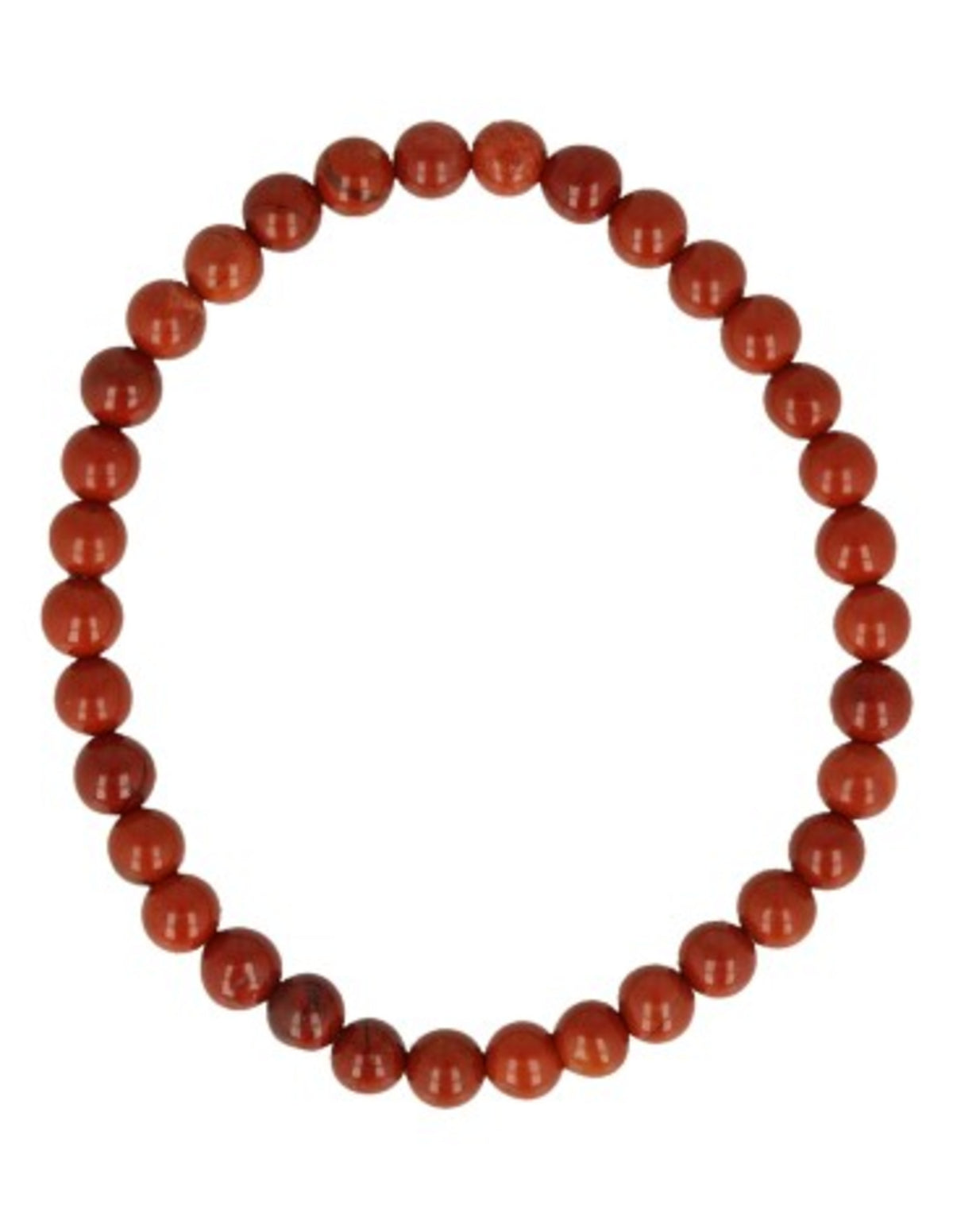 Röd jaspis armband för barn, 4 mm pärlor, 15 cm