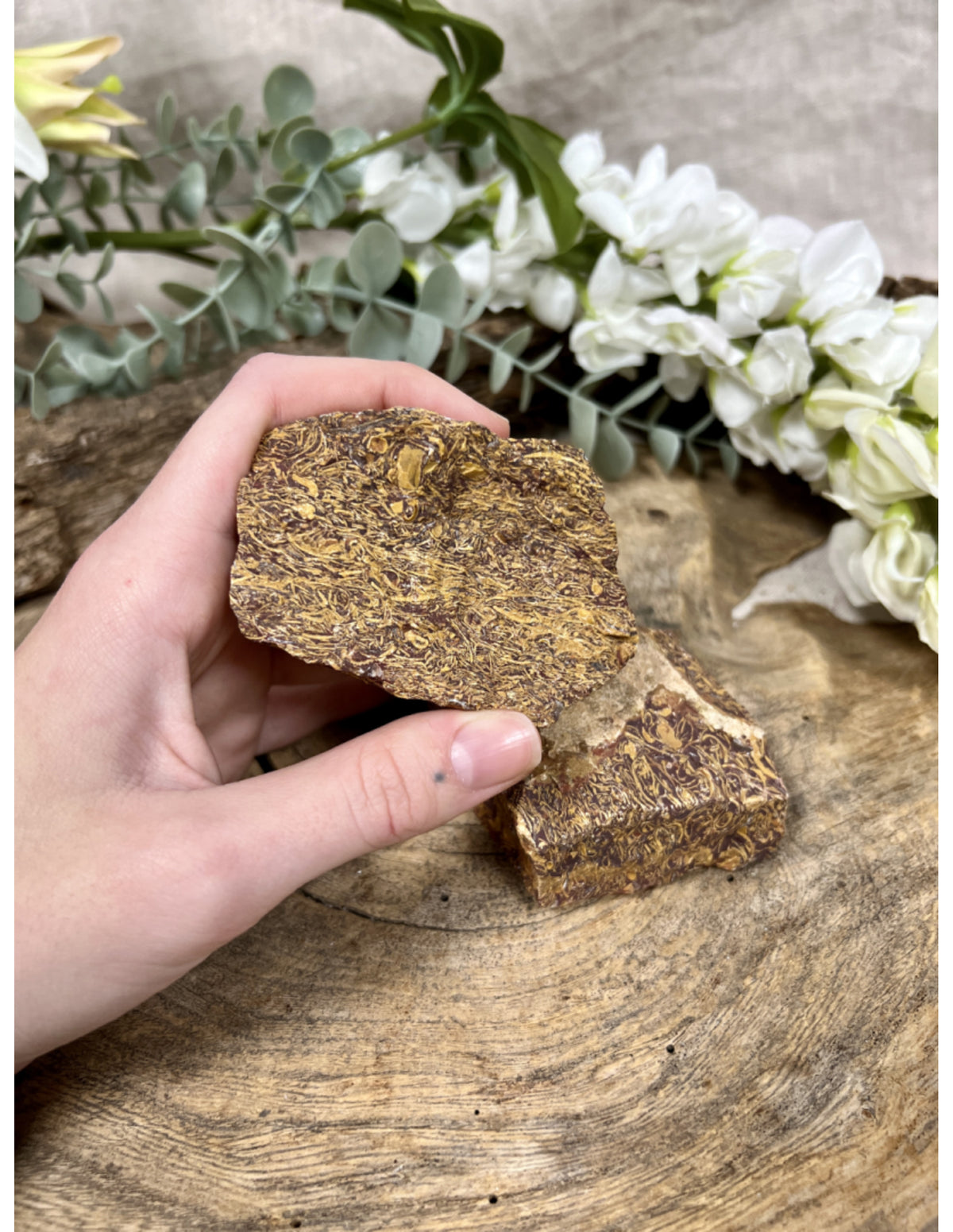 Slangjaspis råa stenar, 500 g
