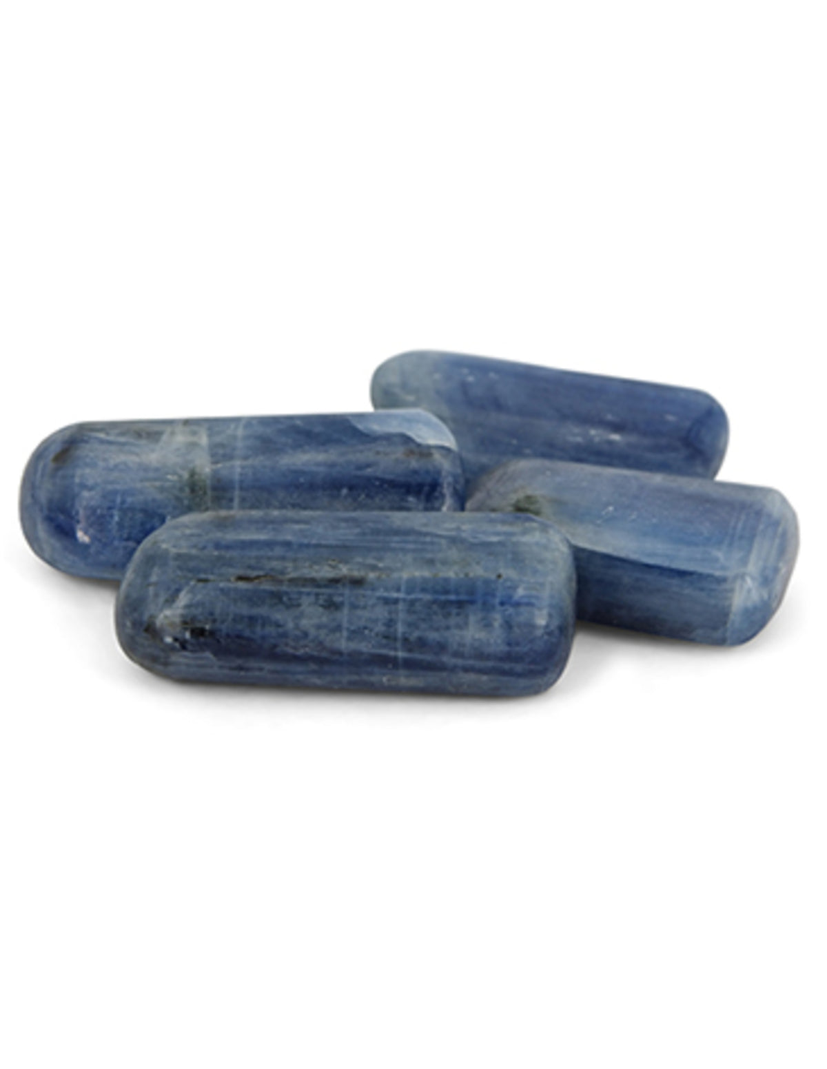 Kyanit trumlade stenar, blå, 50 g, 2 till 4 cm